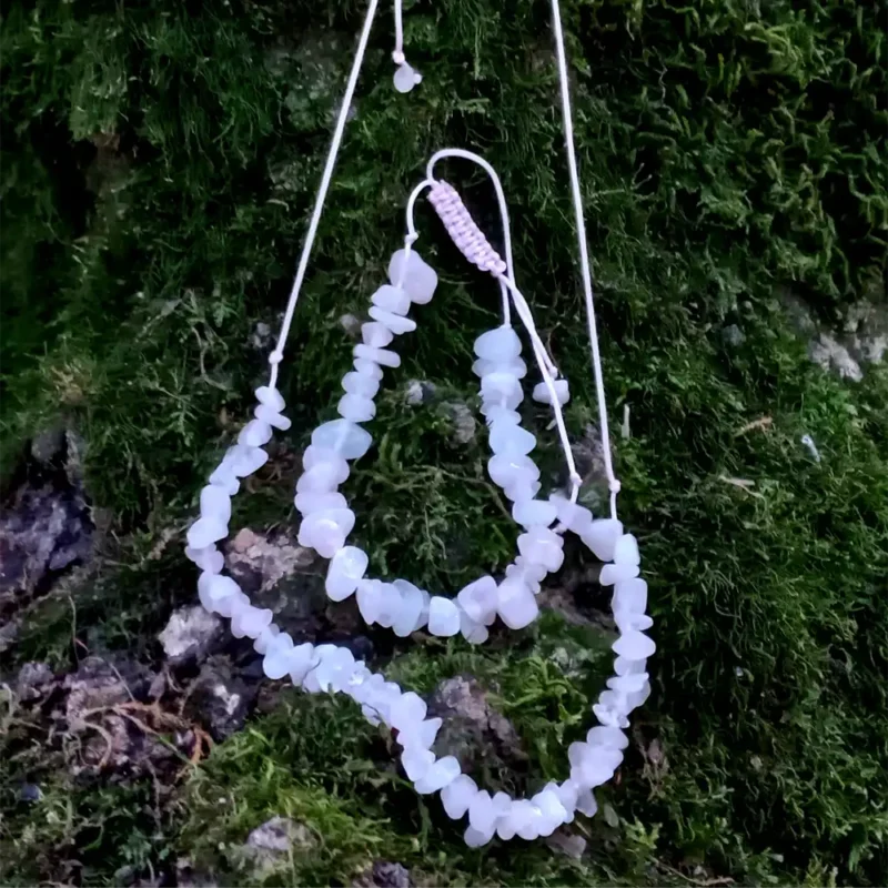 ست دستبند و گردنبند سنگ حقیقت