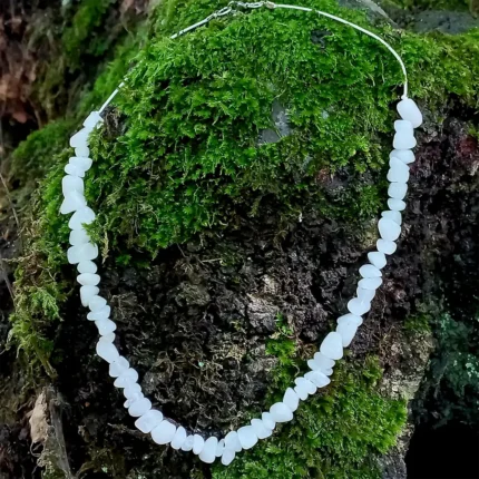 گردنبند کوارتز سفید